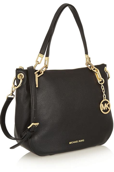 michael kors brooke large leather shoulder bag|Michael Kors suede shoulder bag.